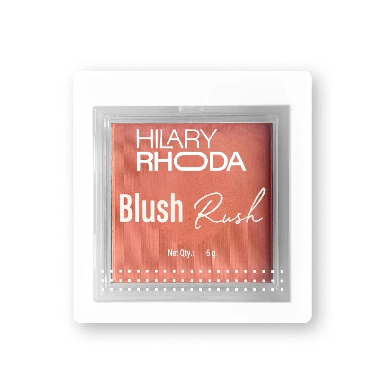 Hilary Rhoda Blush Rush | Highly Pigmented | Silky Smooth Texture | Available in 6 Shades | Matte Finish | Buildable Coverage | Blends Easily & Glides on Smoothly - 6g (Peach Lilly | Shade 01) thumbnail 2